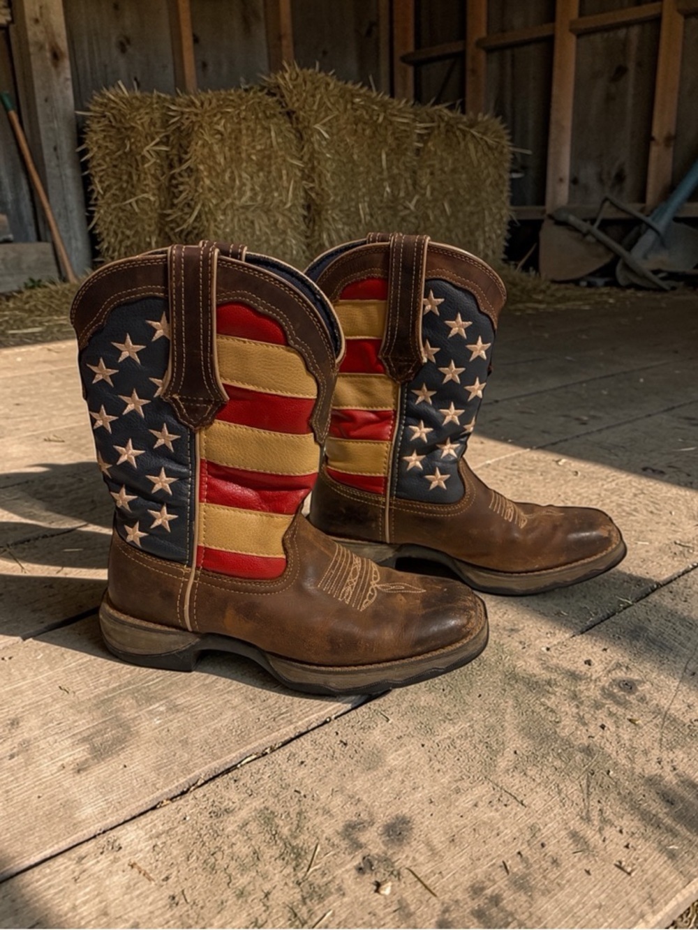 Durango Lady Rebel Patriotic Flag Boots, 6.5